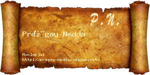 Prágay Nedda névjegykártya